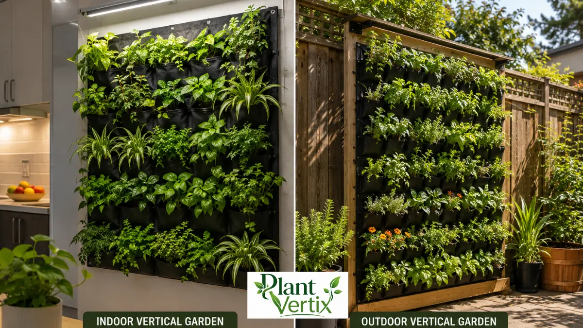 Indoor vs Outdoor Vertical Gardens