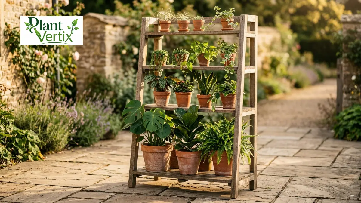 Tiered Plant Shelf Outdoor: Floor Load, Not Wall