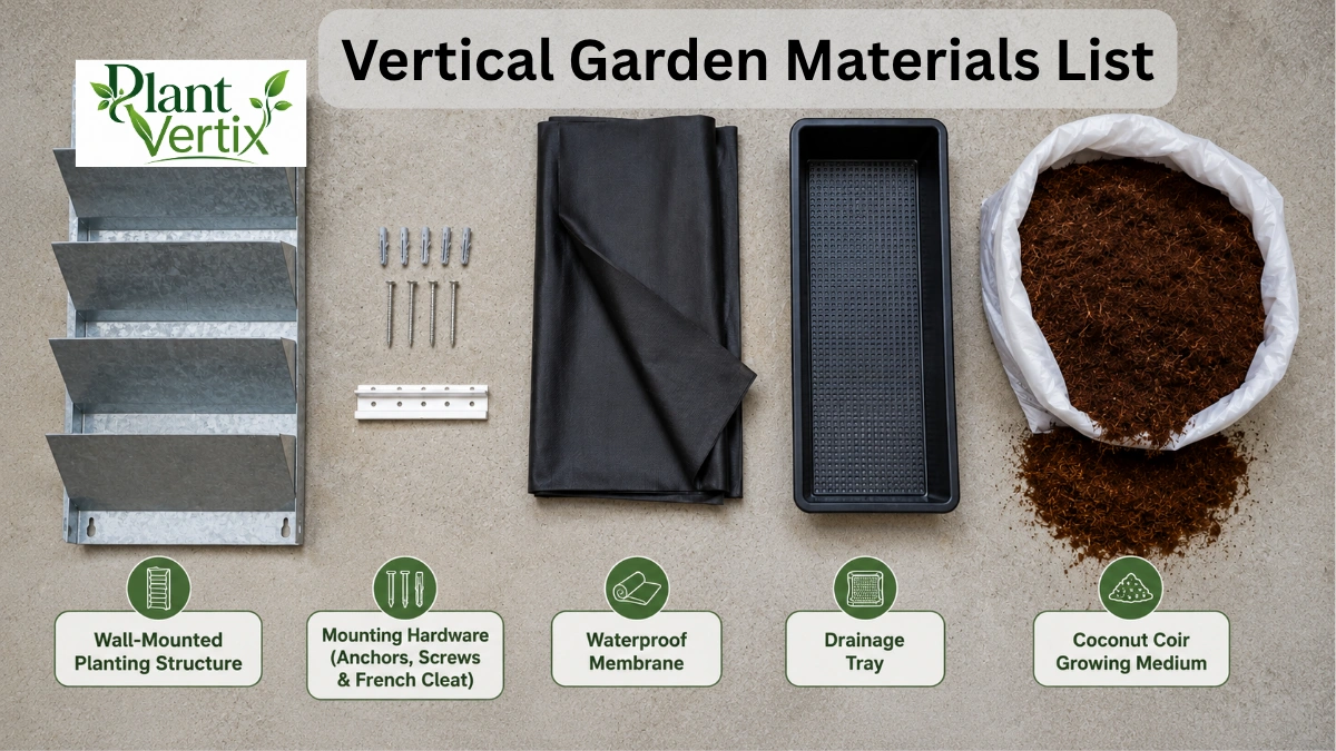 Vertical Garden Materials List