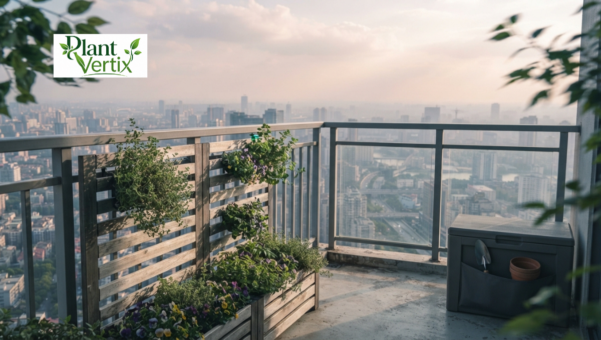 Wind, Exposure and a Vertical Garden on a High Balcony